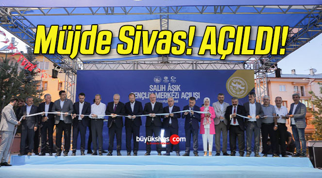 Salih Âşık Gençlik Merkezi hizmete açıldı!