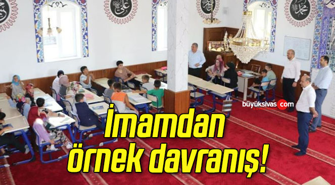 İmamdan örnek davranış!