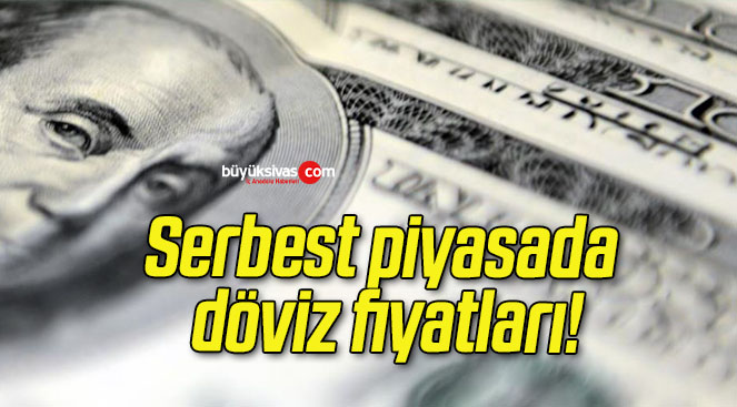 Serbest piyasada döviz fiyatları!