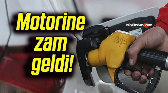 Motorine zam geldi!