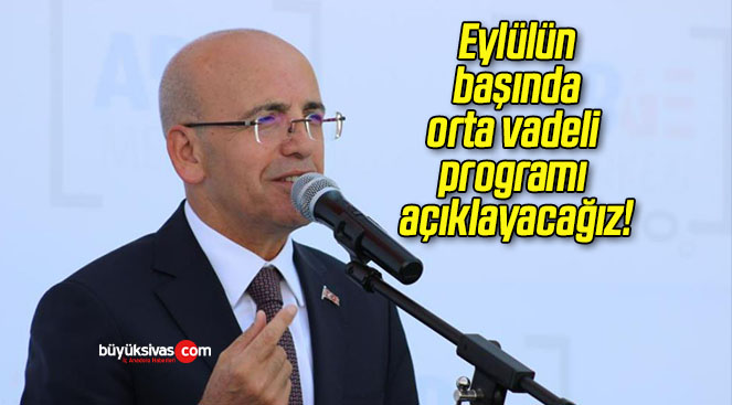 Eylülün başında orta vadeli programı açıklayacağız!
