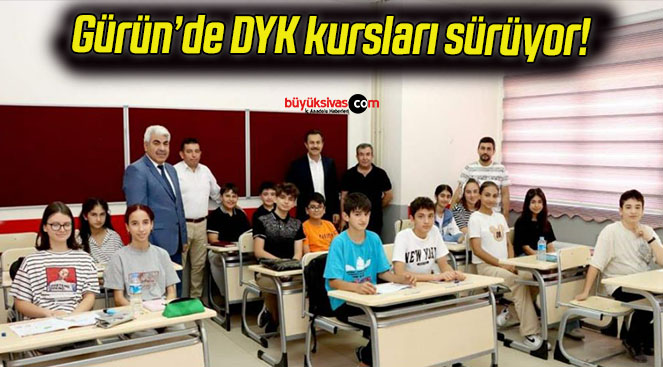Gürün’de DYK kursları sürüyor!
