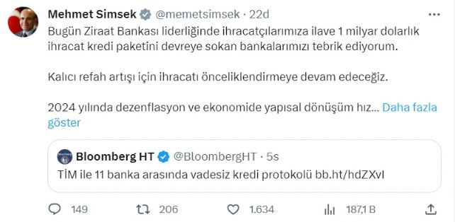 Mehmet Şimşek’ten flaş enflasyon açıklaması!