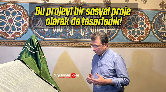 Bu projeyi bir sosyal proje olarak da tasarladık!