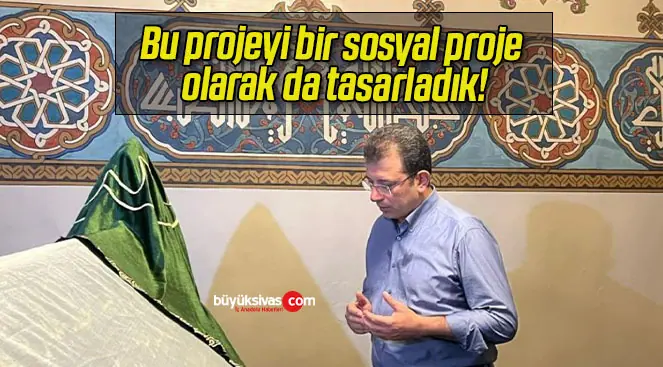 Bu projeyi bir sosyal proje olarak da tasarladık!