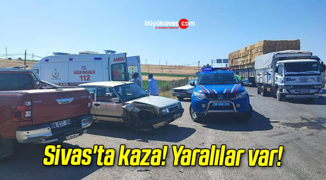 Sivas’ta kaza! Yaralılar var!