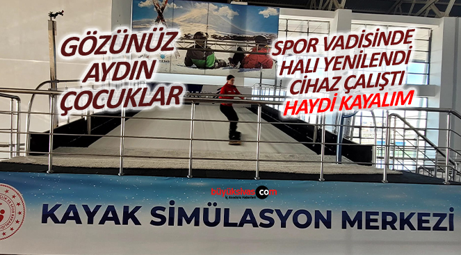 Kayak Simülasyon Merkezi Spor Vadisinde Hizmet Vermeye Başladı