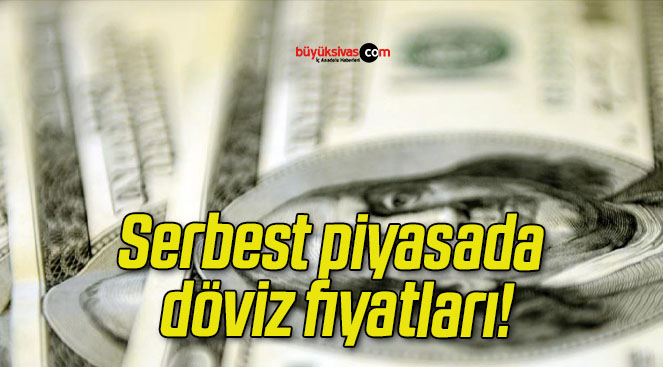 Serbest piyasada döviz fiyatları!