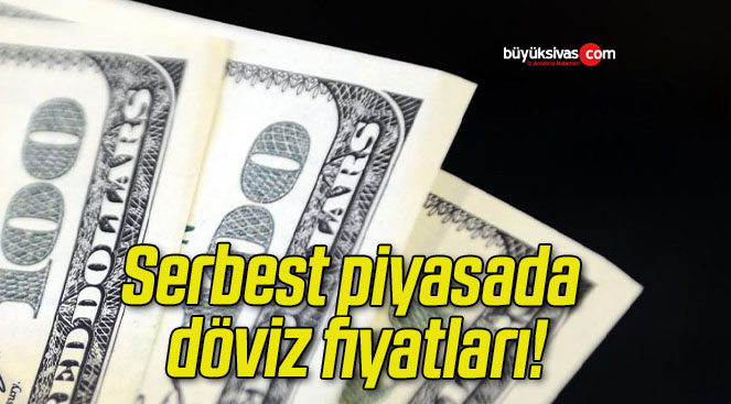 Serbest piyasada döviz fiyatları!