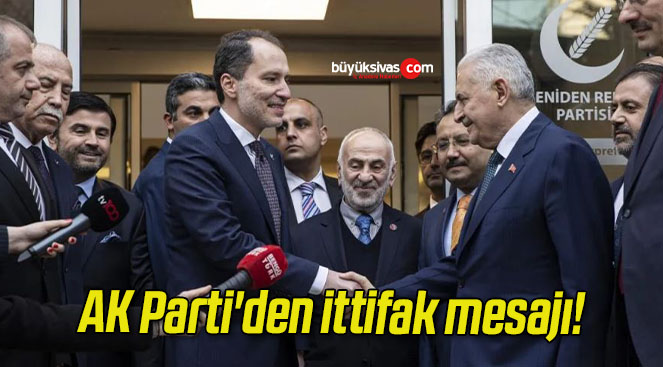 AK Parti’den ittifak mesajı!