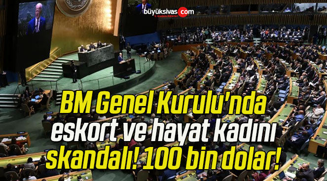 BM Genel Kurulu’nda eskort ve hayat kadını skandalı! 100 bin dolar!