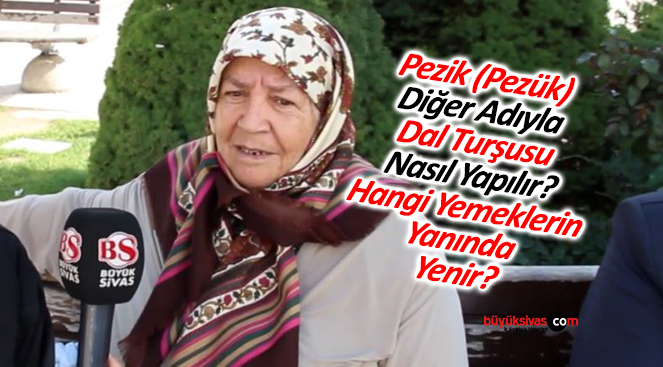 Pezik (Pezük) turşusu nedir ? Neden dal turşusu deniyor?