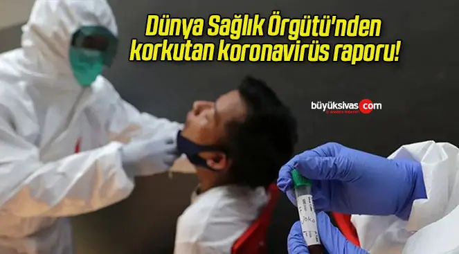 Dünya Sağlık Örgütü’nden korkutan koronavirüs raporu!