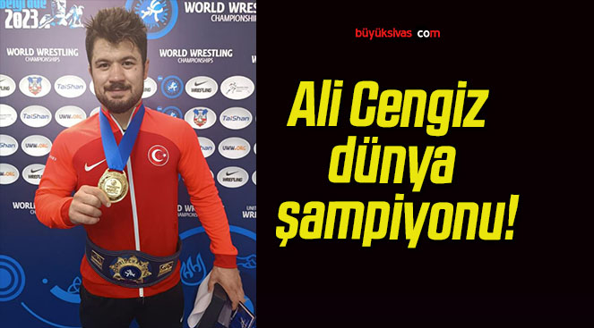 Ali Cengiz dünya şampiyonu!