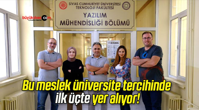 Bu meslek üniversite tercihinde ilk üçte yer alıyor!