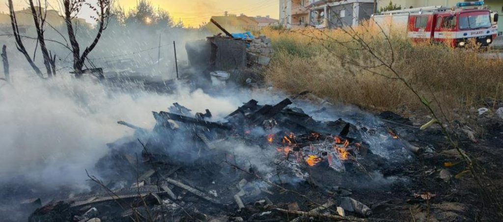 Sivas’taki yangında 6 köpek telef oldu!