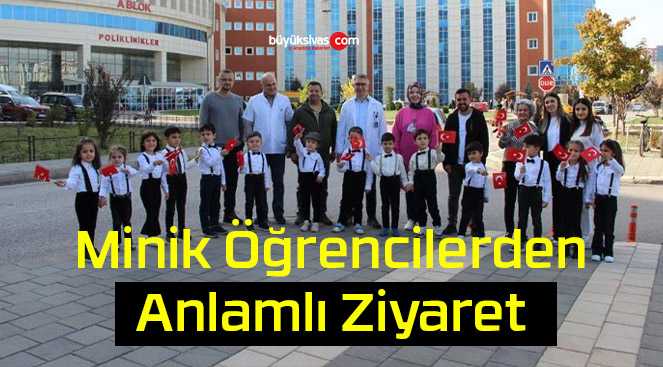 Minik Öğrencilerden Anlamlı Ziyaret
