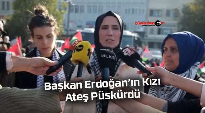 Sümeyye Erdoğan Bayraktar İsrail’e ateş püskürdü