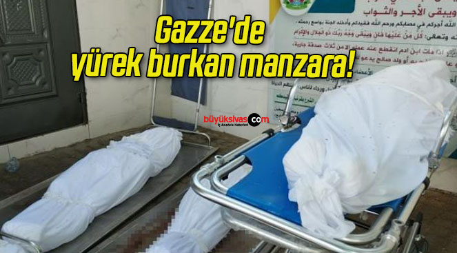 Gazze’de yürek burkan manzara!