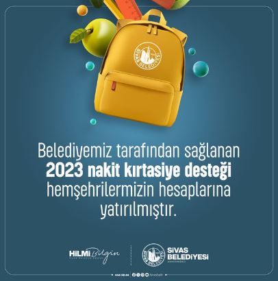 Hesapları Kontrol Edin! Sivas Belediyesi Paraları Yatırdı!