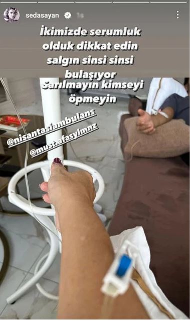 Seda Sayan ve eşi hastaneye kaldırıldı! İşte nedeni..