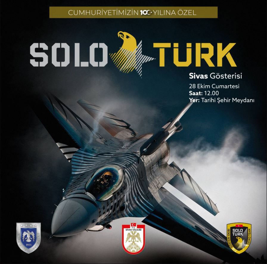 Sivas Valiliği Açıkladı! Solotürk Geliyor!