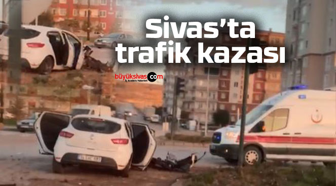 Sivas Necmettin Erbakan Bulvarı’nda Trafik Kazası