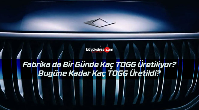Fabrika da Bir Günde Kaç TOGG Üretiliyor?