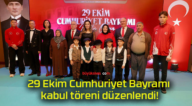 29 Ekim Cumhuriyet Bayramı kabul töreni düzenlendi!