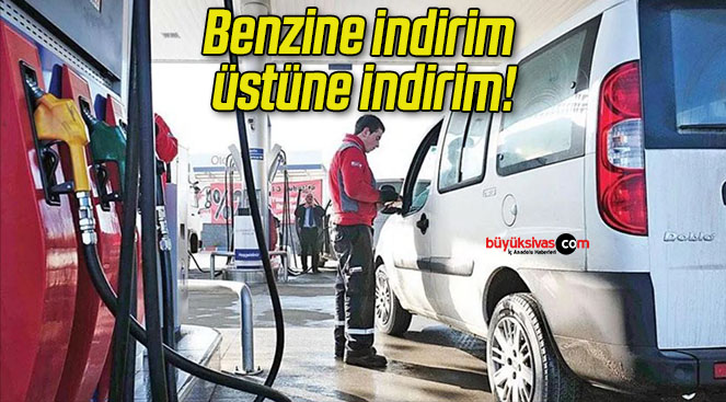 Benzine indirim üstüne indirim!