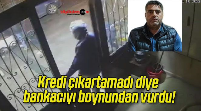 Kredi çıkartamadı diye bankacıyı boynundan vurdu!