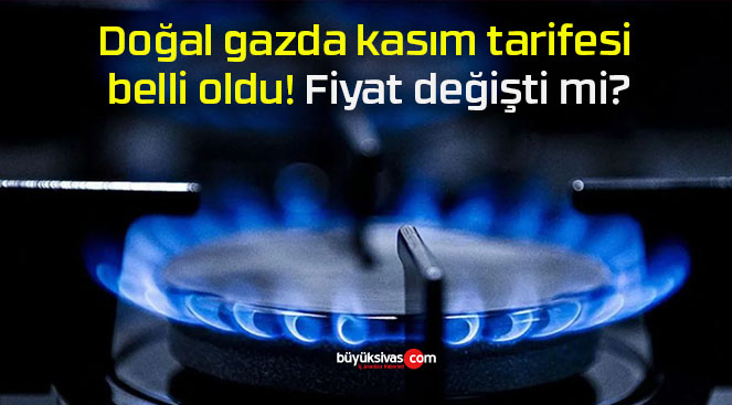 Doğal gazda kasım tarifesi belli oldu! Fiyat değişti mi?