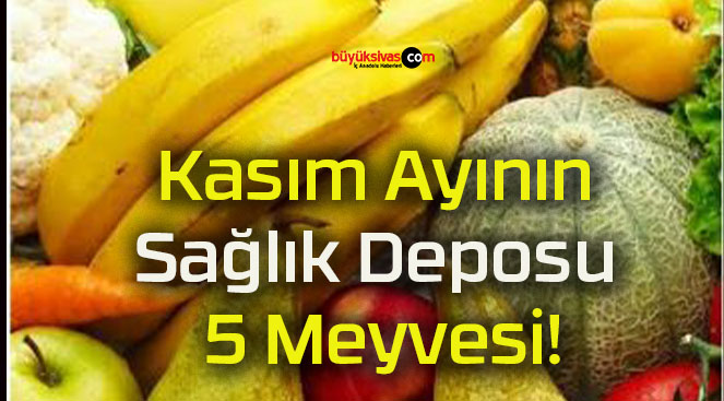 Kasım Ayının Sağlık Deposu 5  Meyvesi!