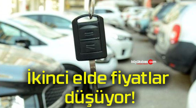 İkinci elde fiyatlar düşüyor!