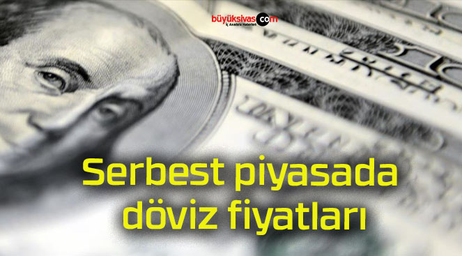 Serbest piyasada döviz fiyatları!