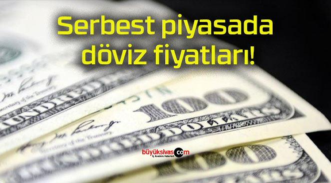 Serbest piyasada döviz fiyatları!