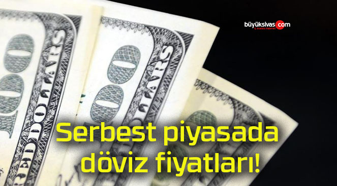 Serbest piyasada döviz fiyatları!