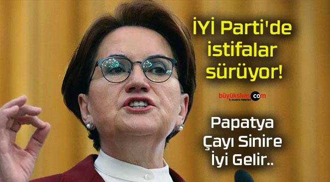 İYİ Parti’de istifalar sürüyor!
