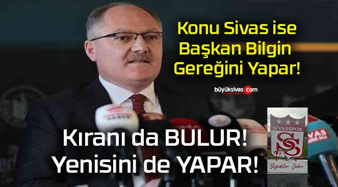 Başkan Bilgin’den Meydandaki Kırılan Sivasspor Logosuyla İlgili Açıklama!