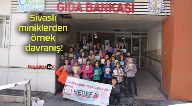 Sivaslı miniklerden örnek davranış!