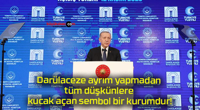 Darülaceze ayrım yapmadan tüm düşkünlere kucak açan sembol bir kurumdur!