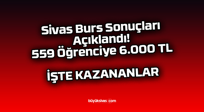 sivas burs sonuçları