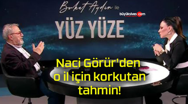 Naci Görür’den o il için korkutan tahmin!