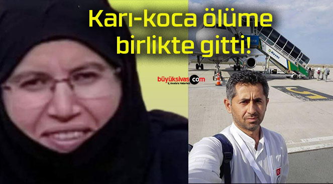 Karı-koca ölüme birlikte gitti!