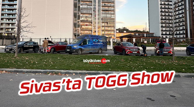 Sivas’ta TOGG’lar toplandı…