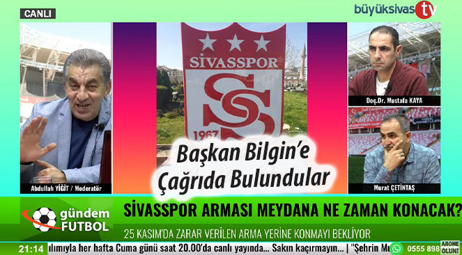 Yiğit “Meydandaki Sivasspor arması ne zaman yerine konacak?”
