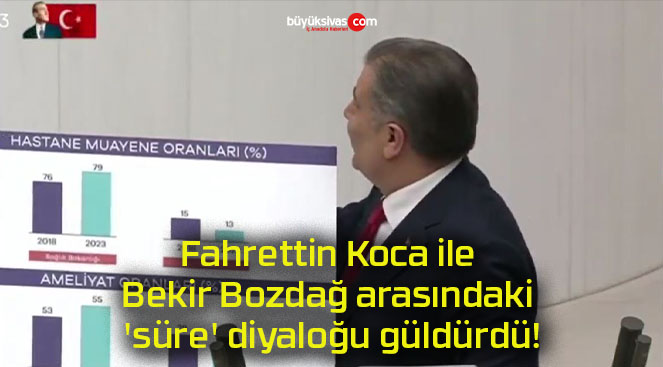Fahrettin Koca ile Bekir Bozdağ arasındaki ‘süre’ diyaloğu güldürdü!