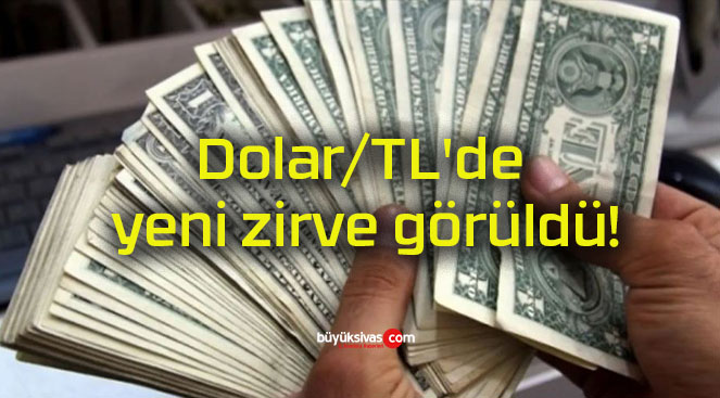 Dolar/TL’de yeni zirve görüldü!