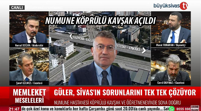 Numune Hastanesi Köprülü Kavşak Açıldı