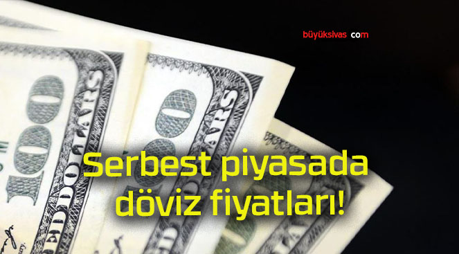 Serbest piyasada döviz fiyatları!
